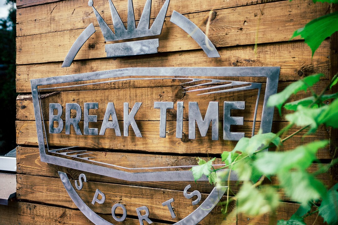 Handcrafted Industrial Steel Sign: Custom Metal Wall Decor - Etsy