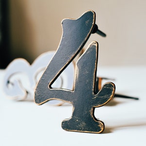 Custom House Numbers. Rustic style house numbers / bronze numbers. Durable Numbers made from iron. Any font, color, dimensions.