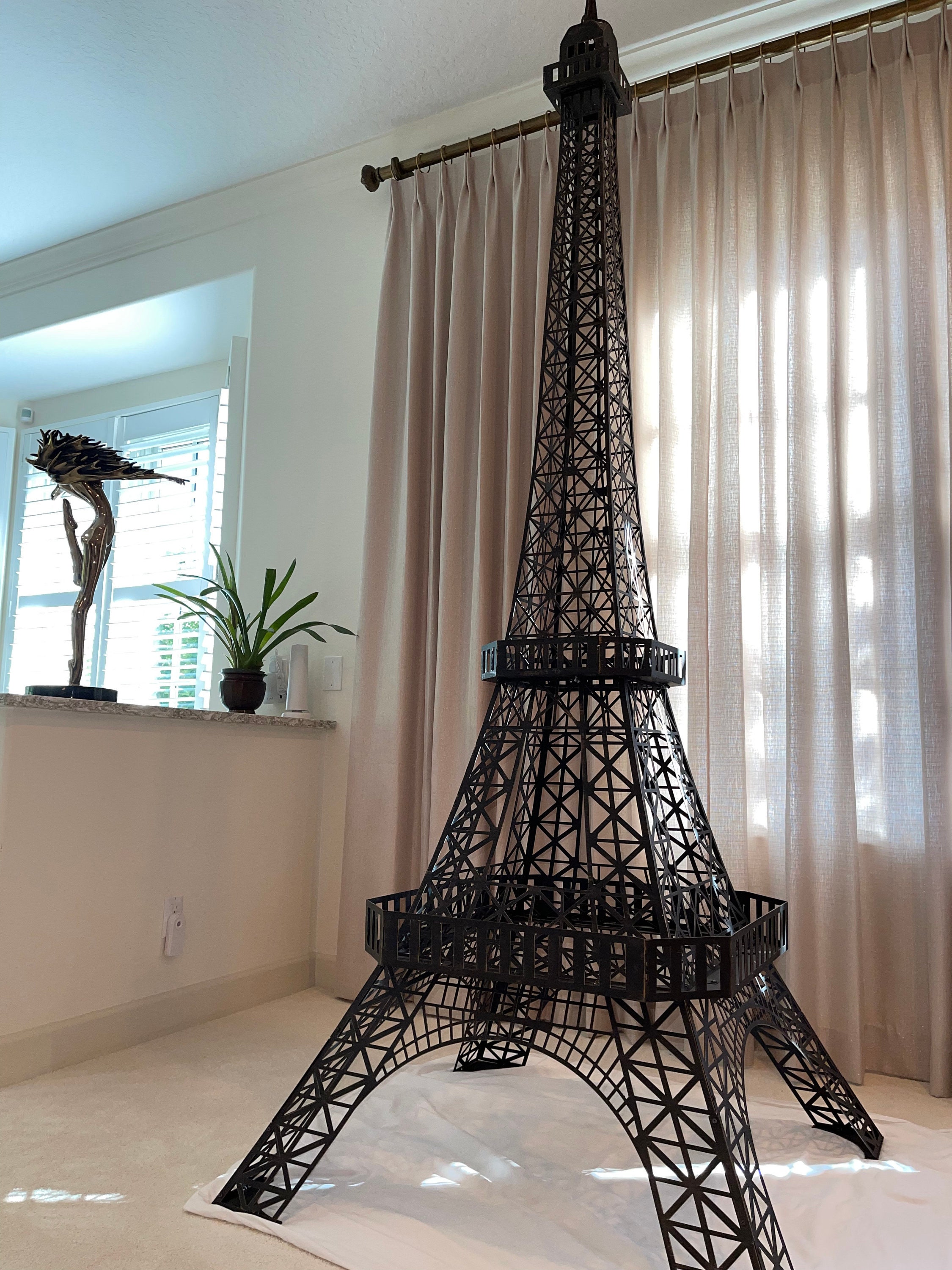 Eiffel Tower Decorations Large  Metal Eiffel Tower Decoration - 48cm Model  Crafts - Aliexpress