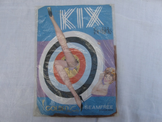 Vintage 1960's Golden Lady "Kix for Chicks" Nylon… - image 1