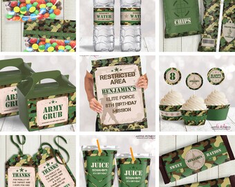 Army Party Etsy