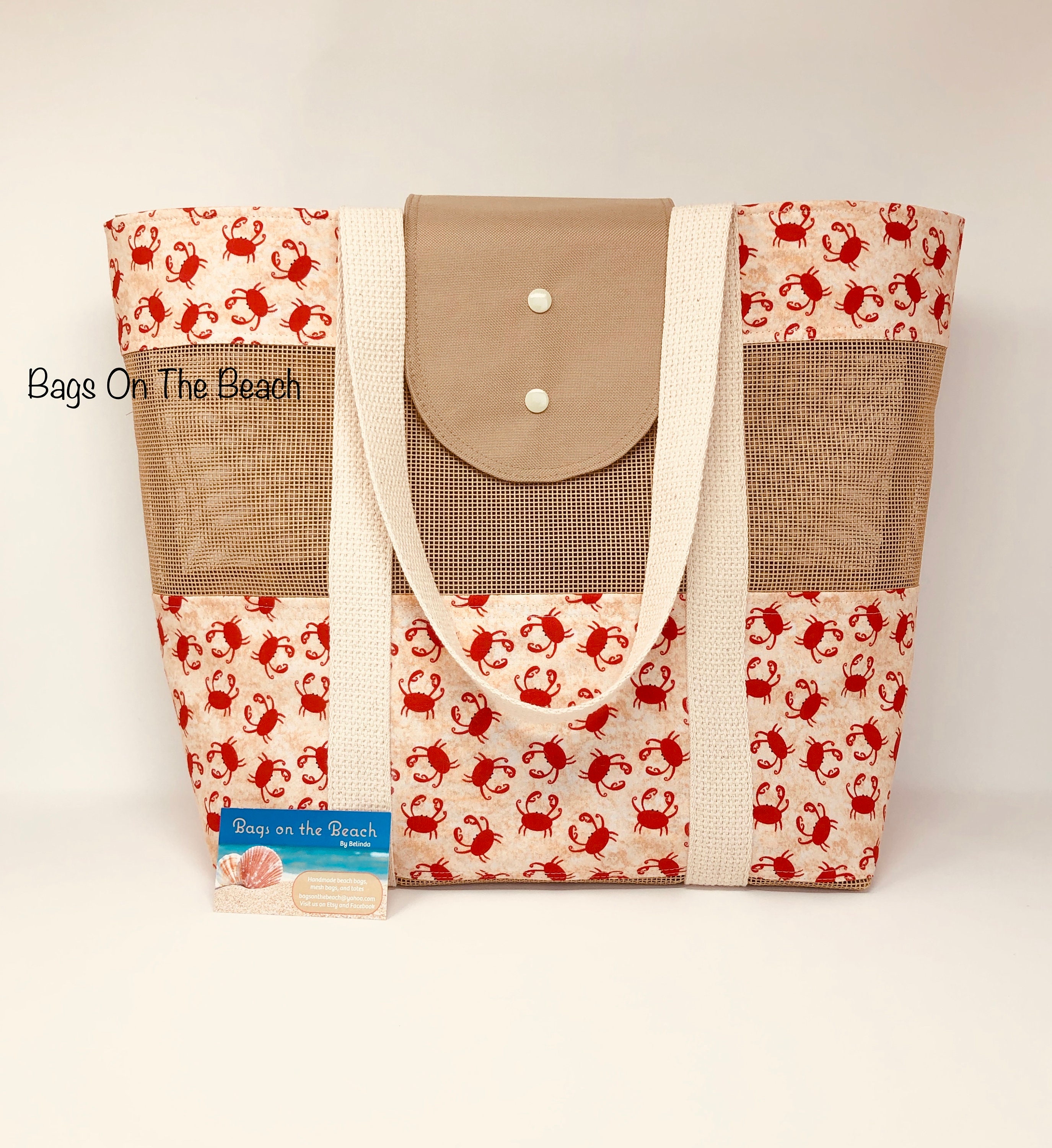 vinyl beach tote