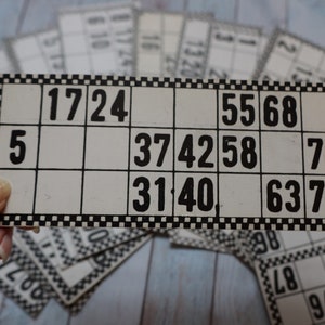 Traditionelles Vintage Lotto Bingo Spiel Kunststoff Zahlen Loto Spiel Karten leer voller Satz mit Papier Verpackung 1970er Jahre sowjetische Brett Familienspiele