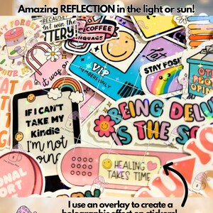 Healing Takes Time Band-Aid Sticker: Self Care Gift image 7