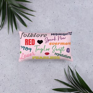TaylorSwift albums 20x12 Basic Pillow