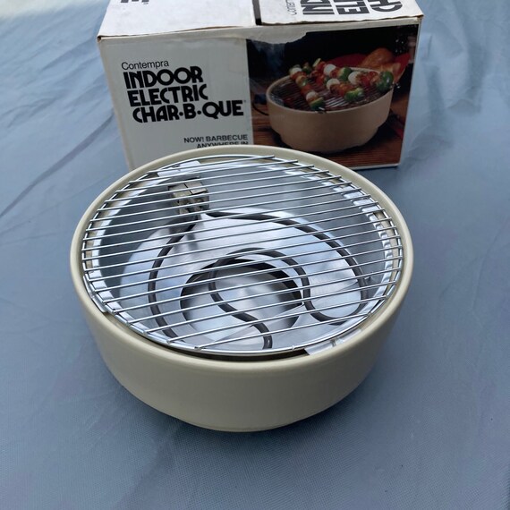 Charbque Indoor Barbecue Electric Contempra ECB25 Almond Etsy
