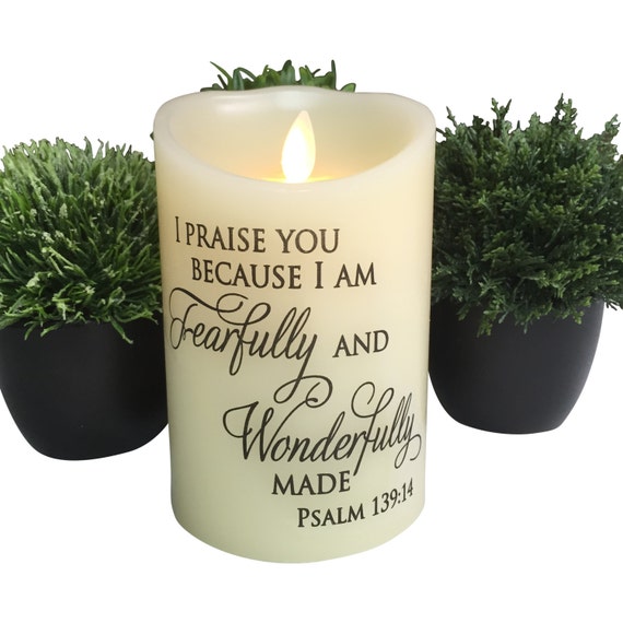 Items similar to Flameless Candle LED Candle Pillar Candle