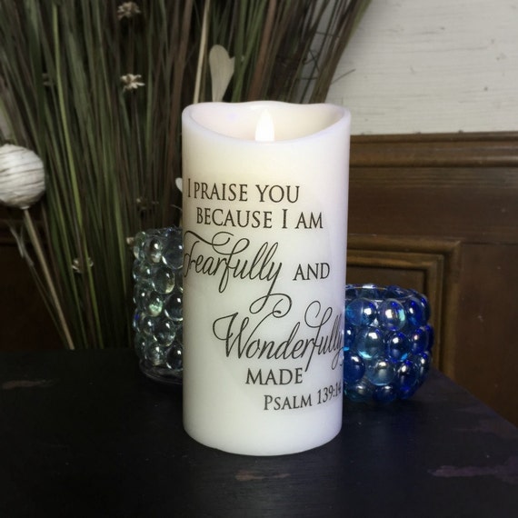Items similar to Flameless Candle LED Candle Religious Home Decor