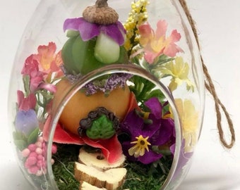 Flower Fairy Garden Terrarium