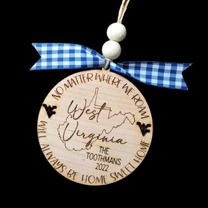 Egal wo wir herumstreifen, West Virginia, Ornament, Weihnachten, SVG, Laserdatei, Glowforge