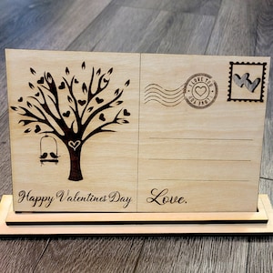 Feliz Dia dos Namorados, Cartão Postal do Dia dos Namorados, Pombinhos, SVG, Arquivos Laser, Glowforge