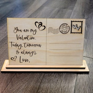 You are my valentine, Valentinstag, Valentinstag Postkarte, SVG, Laserdatei, Glowforge