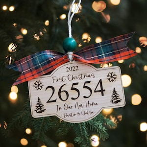 First Christmas in our new home, Ornament, Christmas Ornament, Digital File, SVG, Laser FIle, Glowforge
