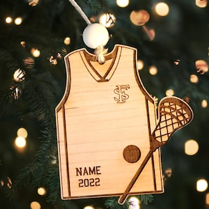 Lacrosse, Lacrosse Girls, Ornament, Christmas, SVG, Laser File, Glowforge