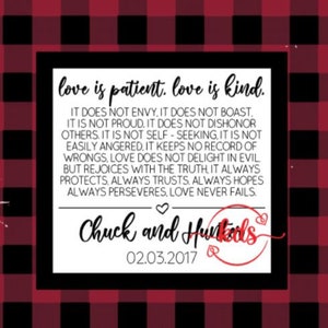 Love is Patient, Valentines Day, Couples, Marriage, SVG, Laser File, Glowforge