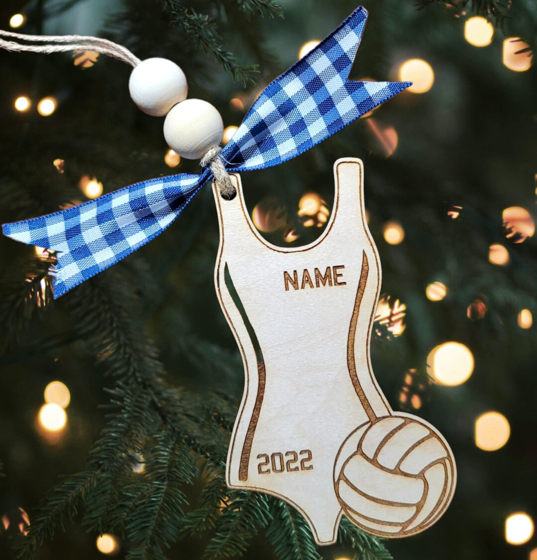 Water Polo, Girls Water Polo, Ornament, Christmas Ornament, Digital