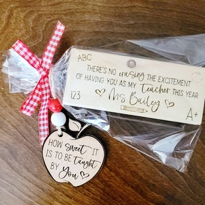 Teacher, Eraser File,There&#39;s no erasing the excitement, ornament, teacher gift, Chalkboard Eraser, DIGITAL FILE, SVG, Laser File, Glowforge