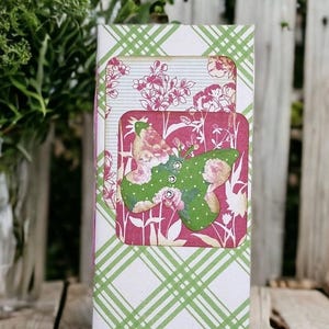 Butterfly Flip-Flop Journal: Handmade Botanical Diary with Pockets