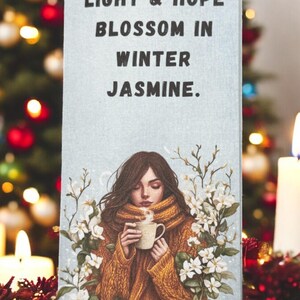 Groene winterjasmijn bloemenjunkdagboek | Op de natuur geïnspireerd boek | Handgemaakte folio voor moeder | Botanisch kunstdagboek | Klein folio
