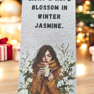 Blush Winter Jasmine Floral Junk Journal | Op de natuur geïnspireerd boek | Handgemaakte folio voor moeder | Botanisch kunstdagboek | Thuis afdrukken