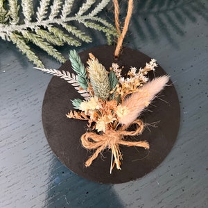 Handmade Dried Flower Christmas Ornament: Cottagecore Holiday Decor