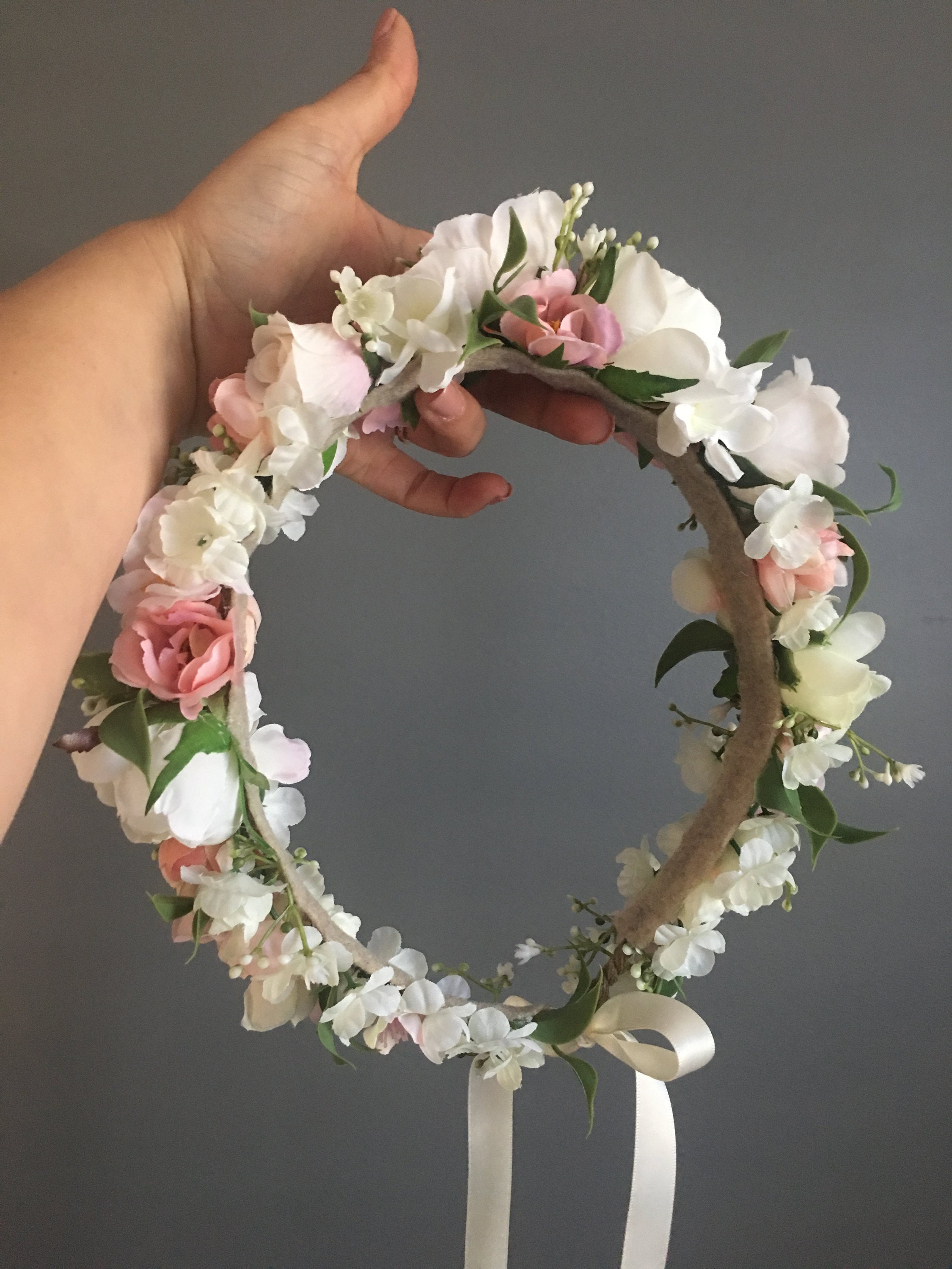 Flower Crown, Newborn Crown, Flower Crown Halo, Baby Flower Crown