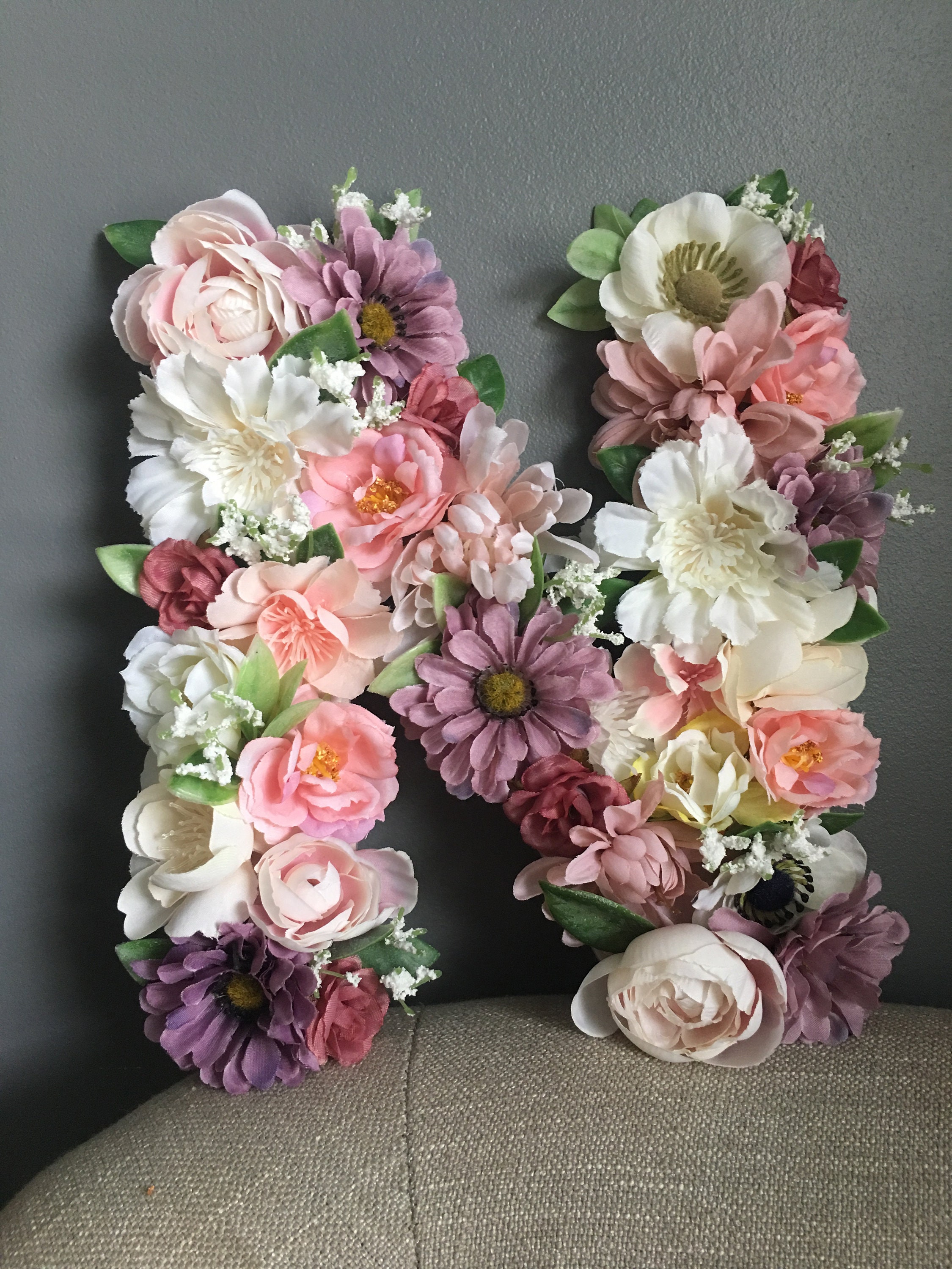 parts a letter you 5 thank of Floral To Letter Ship Ready Nursery Floral Wall Hanging, parts a letter you 5 thank of Floral To Letter Ship Ready Nursery Floral Wall Hanging,