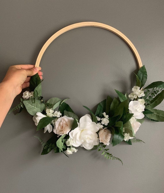 Florist hoop supplies Its a Boy Floral Wreath DIY Floral Wedding Decor FREE Shipping