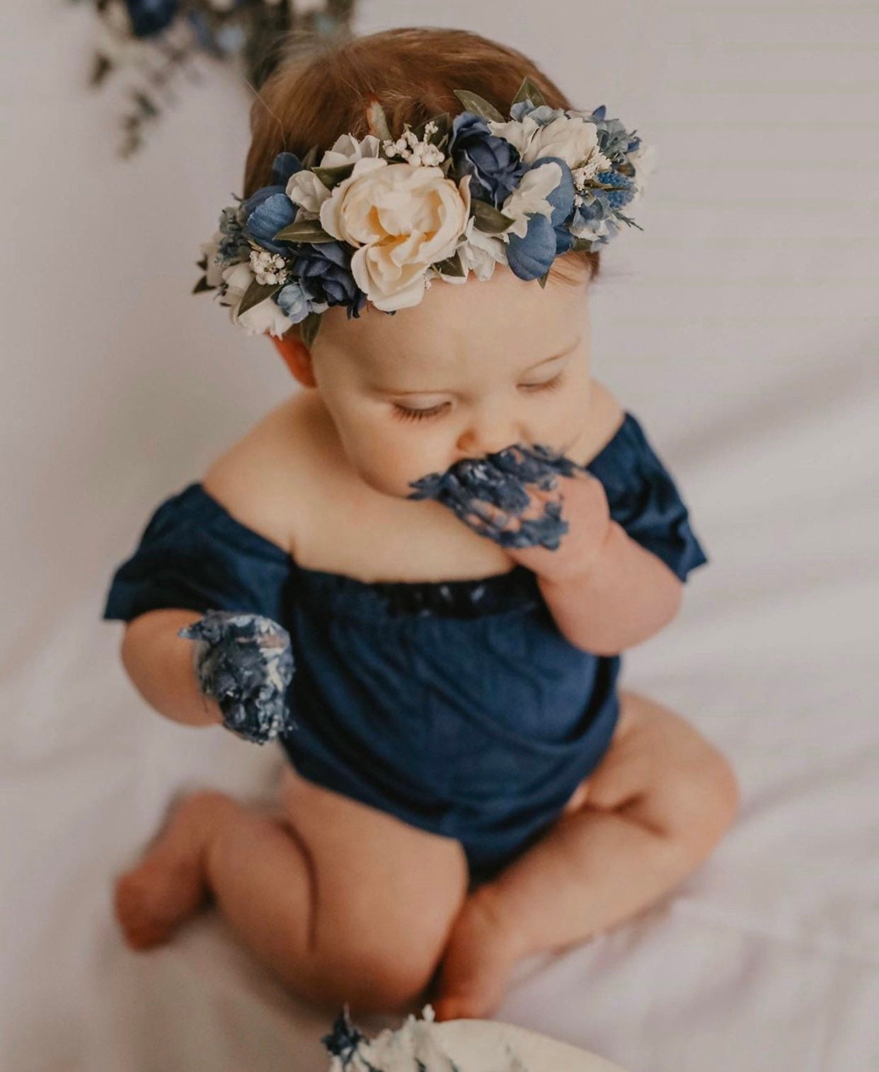 Flower Crown, Toddler Flower Crown, Newborn Flower Crown