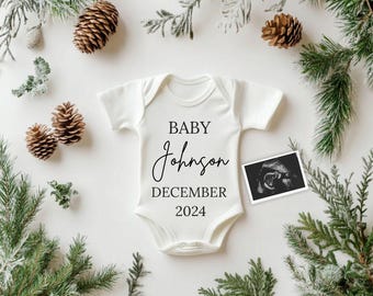 Winter Pregnancy Announcement: Christmas Baby Reveal (Digital Download)