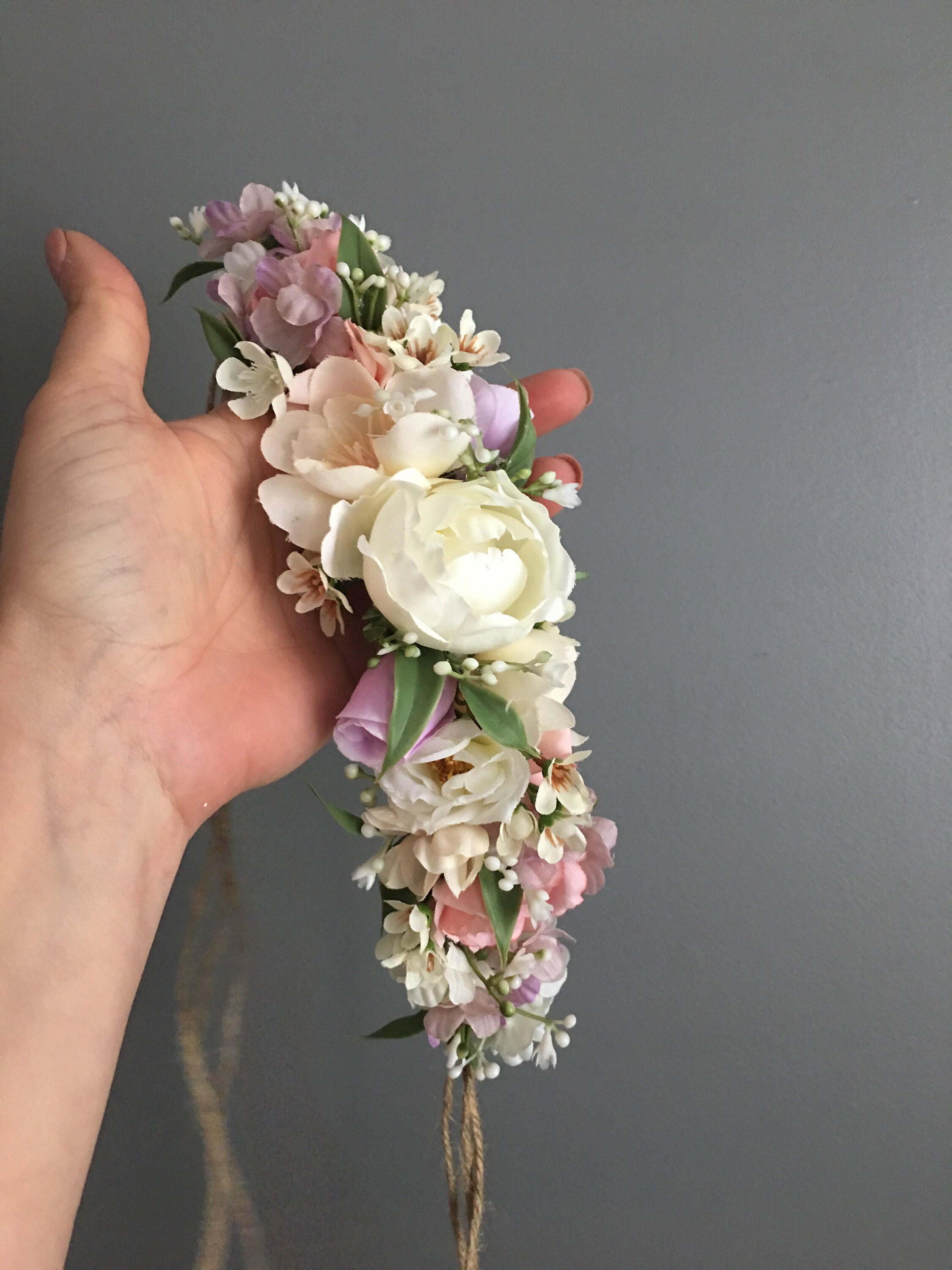 Flower Crown, Toddler Flower Crown, Newborn Flower Crown