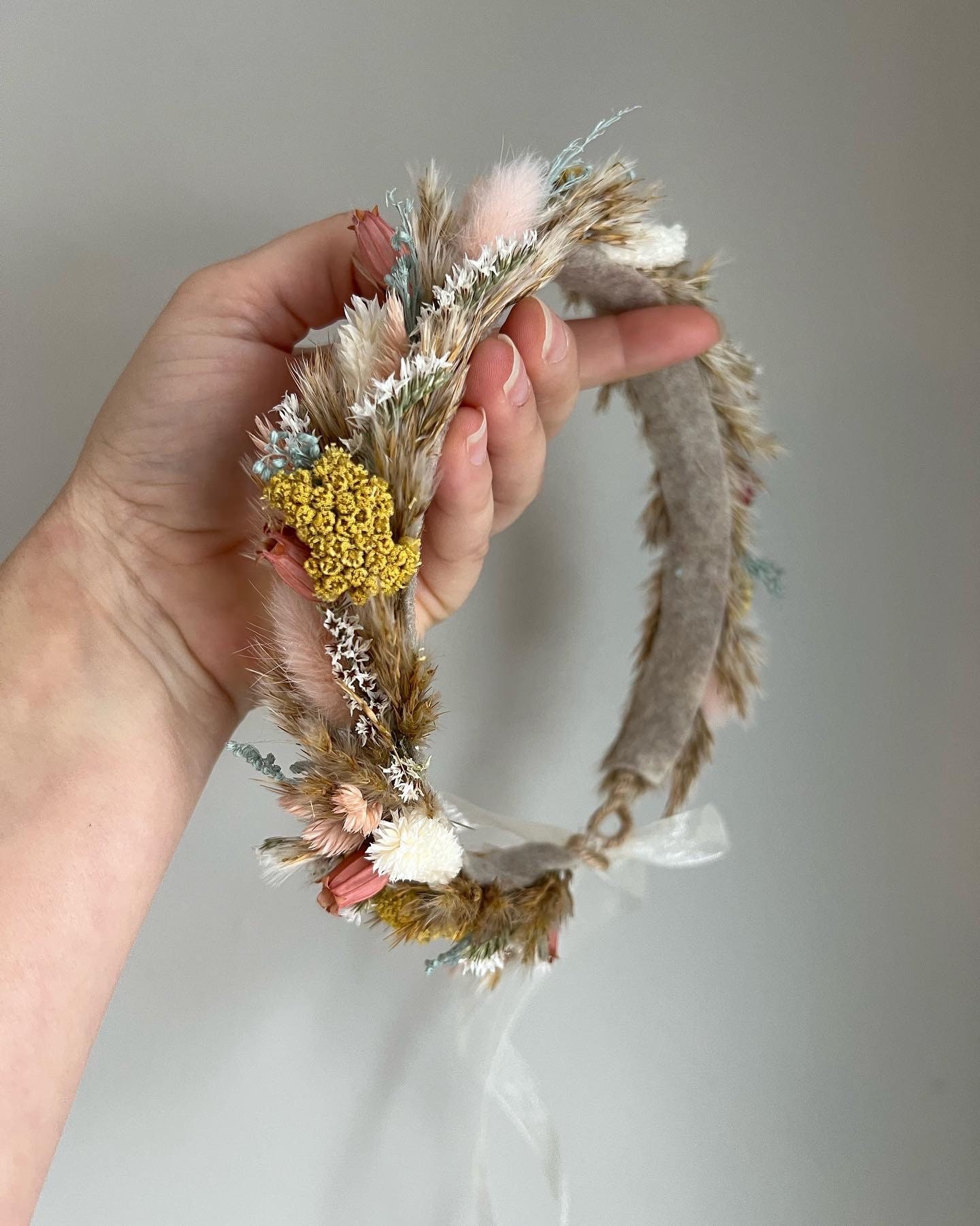 Baby floral best sale head wreath