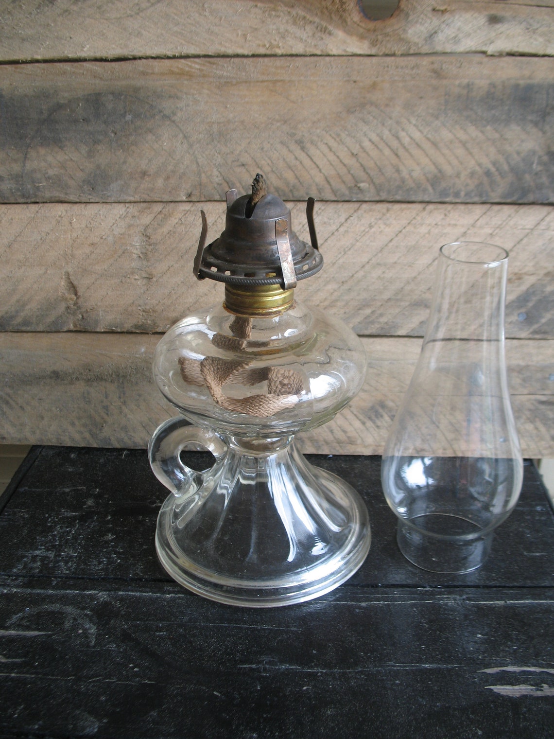 Queen Mary Oil Lamp Victorian Pattern With Handle. Hurricane Etsy UK