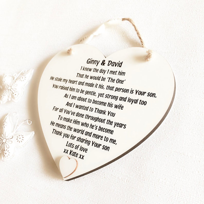 Wedding Thank You Gift Ideas For Parents