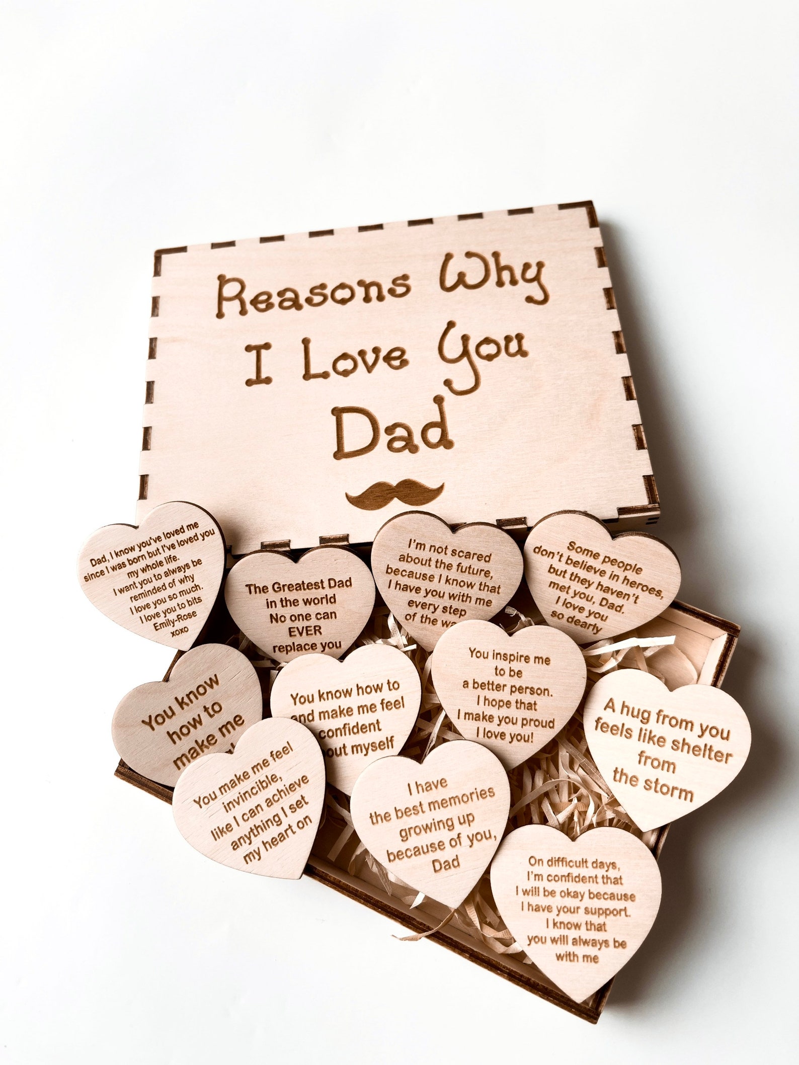 Reasons Why I Love You Dad Father s Day Gift We Love You Etsy