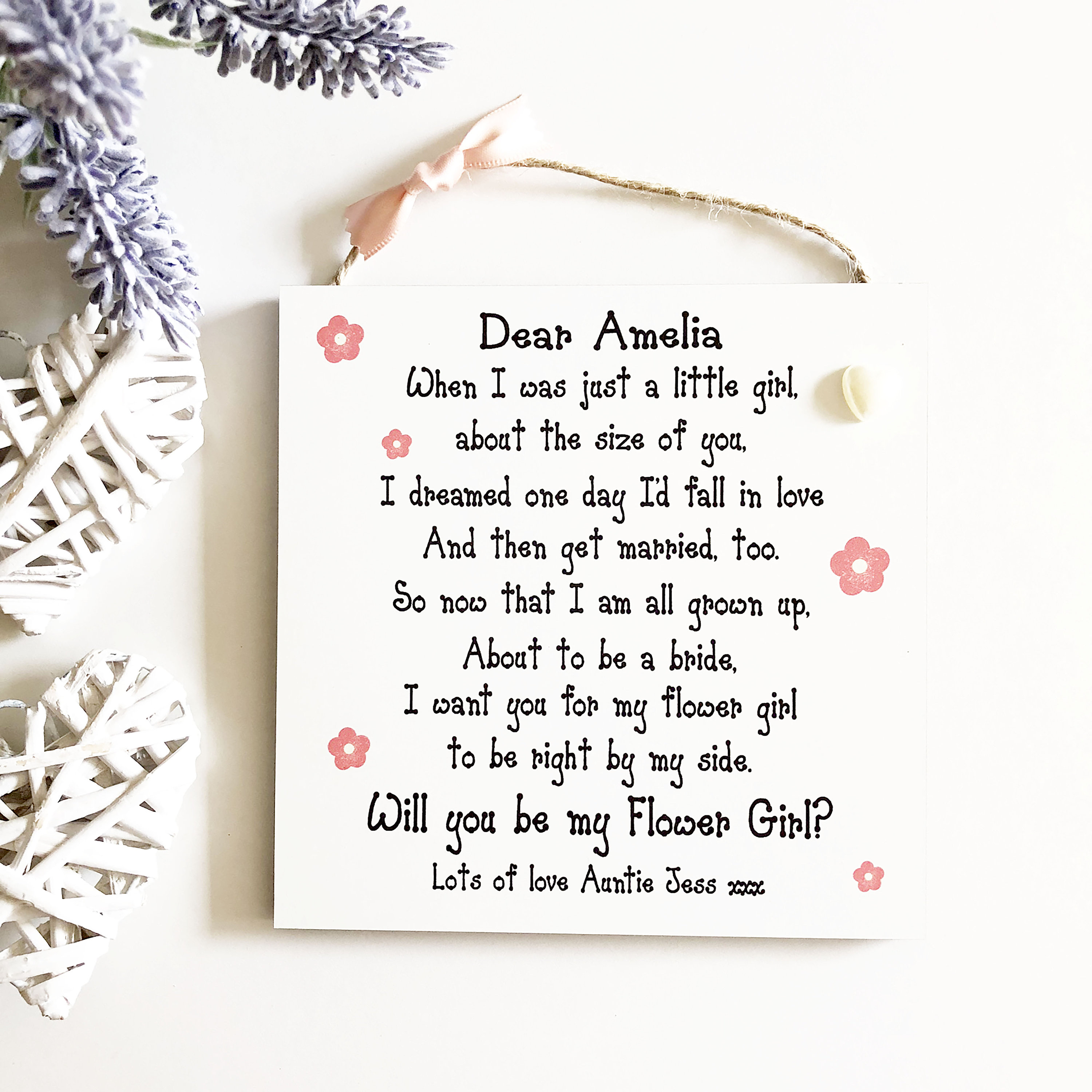 Will You Be My Flower Girl Proposal Junior Bridesmaid Etsy