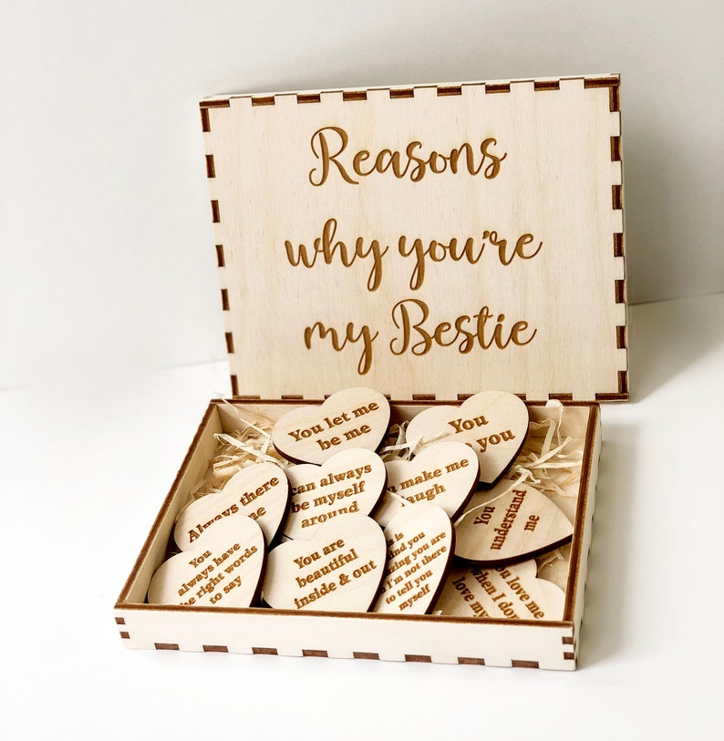 Reasons Why You Are My Bestie BFF Gift Box Personalised