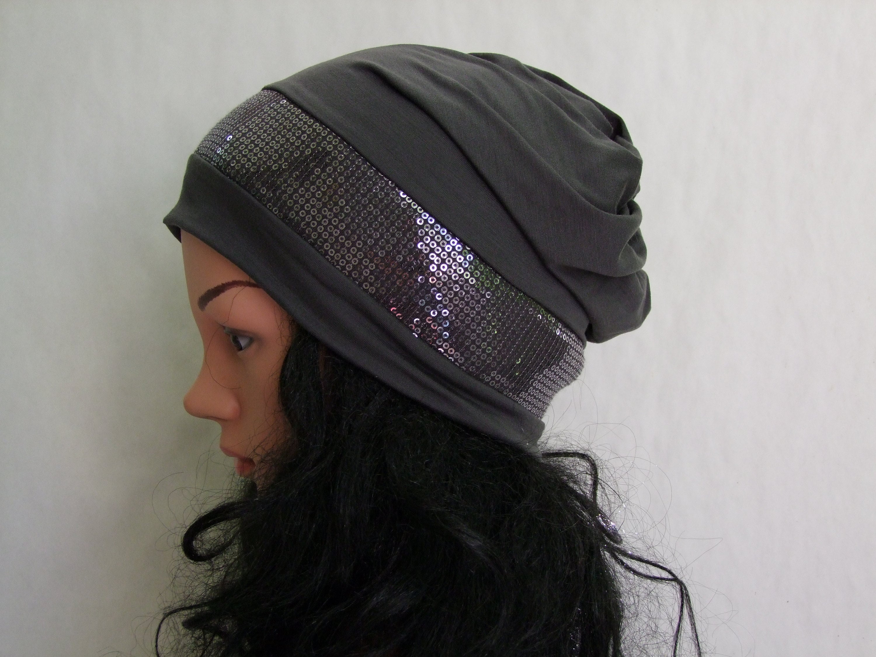 Slouchy vrouwen hoed muts chemo hoed katoen hoed kanker | Etsy