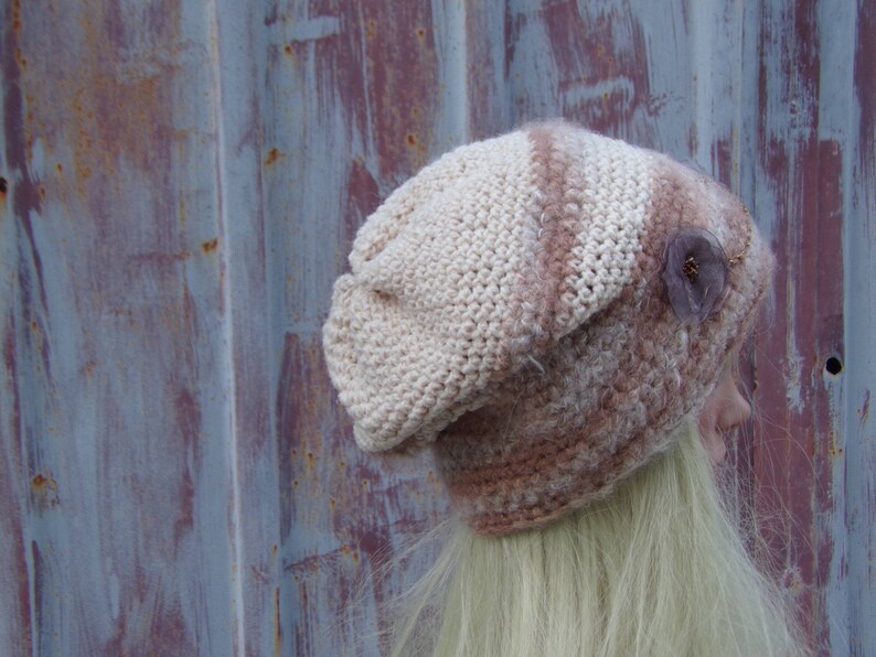 Chunky Knit Hat Oversized Beanie Mohair /& Wool Slouchy Hat Oversized Slouch Hat Knit Beanie Slouch Beanie Hat Goth Hat Grunge Beanie