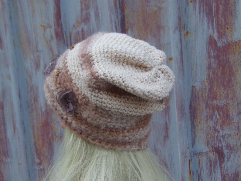 Chunky Knit Hat Oversized Beanie Mohair /& Wool Slouchy Hat Oversized Slouch Hat Knit Beanie Slouch Beanie Hat Goth Hat Grunge Beanie