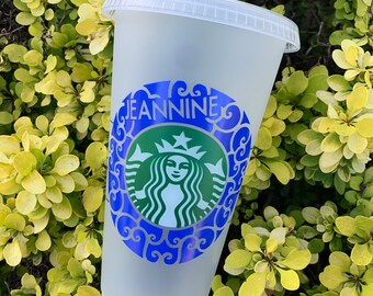 Download Free Authentic Starbucks Cold Cup Custom Starbucks Veti Etsy SVG Cut Files