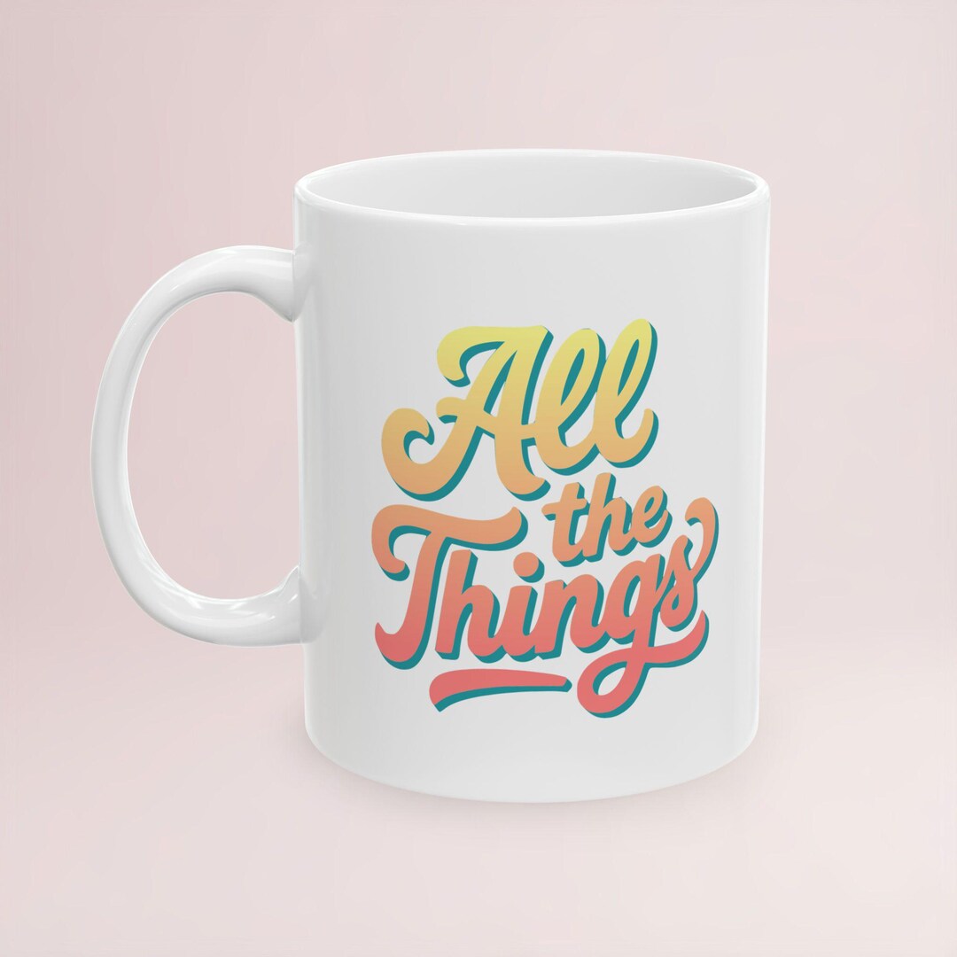 Ceramic Mug - Retro Script 