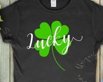Lucky Shamrock Tshirt, Lucky Charm Tshirt, St Patrick's Day Tshirt, St Patty's Day Tshirt, Pinch Proof Tshirt, Irish Tshirt, Here to Paddy