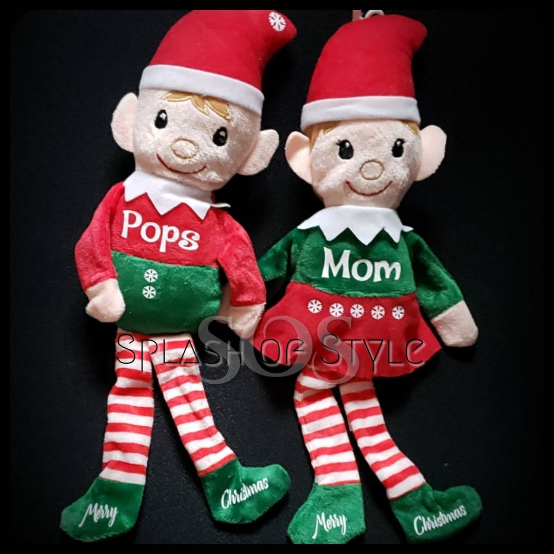 Personalized Elf Toy, Personalized Christmas Elf, Stocking Stuffer Toy ...