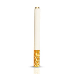 10-Pack Metal One Hitter Dugout Pipes with Steel Bowl Poker and Cleaning Brush | Real-Feel Cigarette Design Smoking Bats for 4 Inch Dug Out image 5