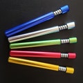 5x PUSH PIPE OGs - Self Cleaning One Hitters - Premium 3" Metal Multicolor Pipes