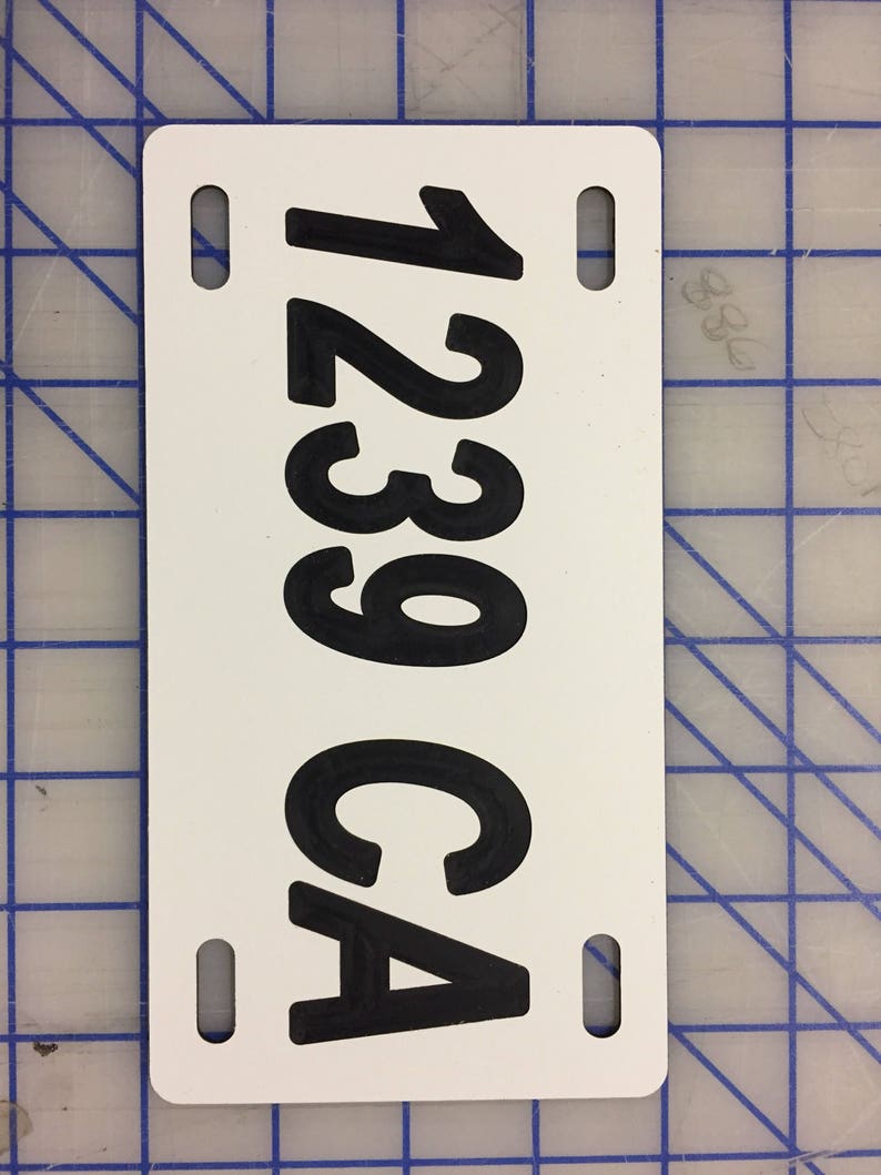 ATV License Plate Etsy