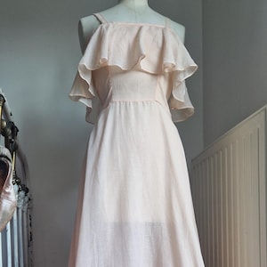 Vintage Bohemian 70s Goddess Dress &quot;Lana&quot; (XS)