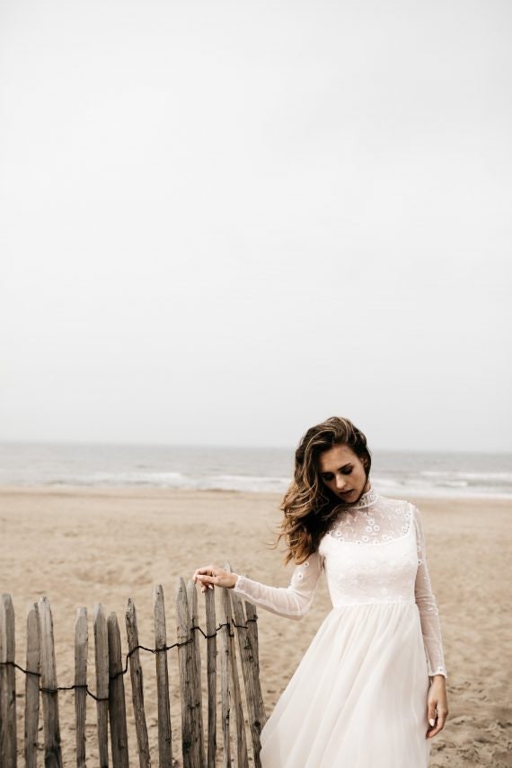 Brussels Lace Dress - Etsy