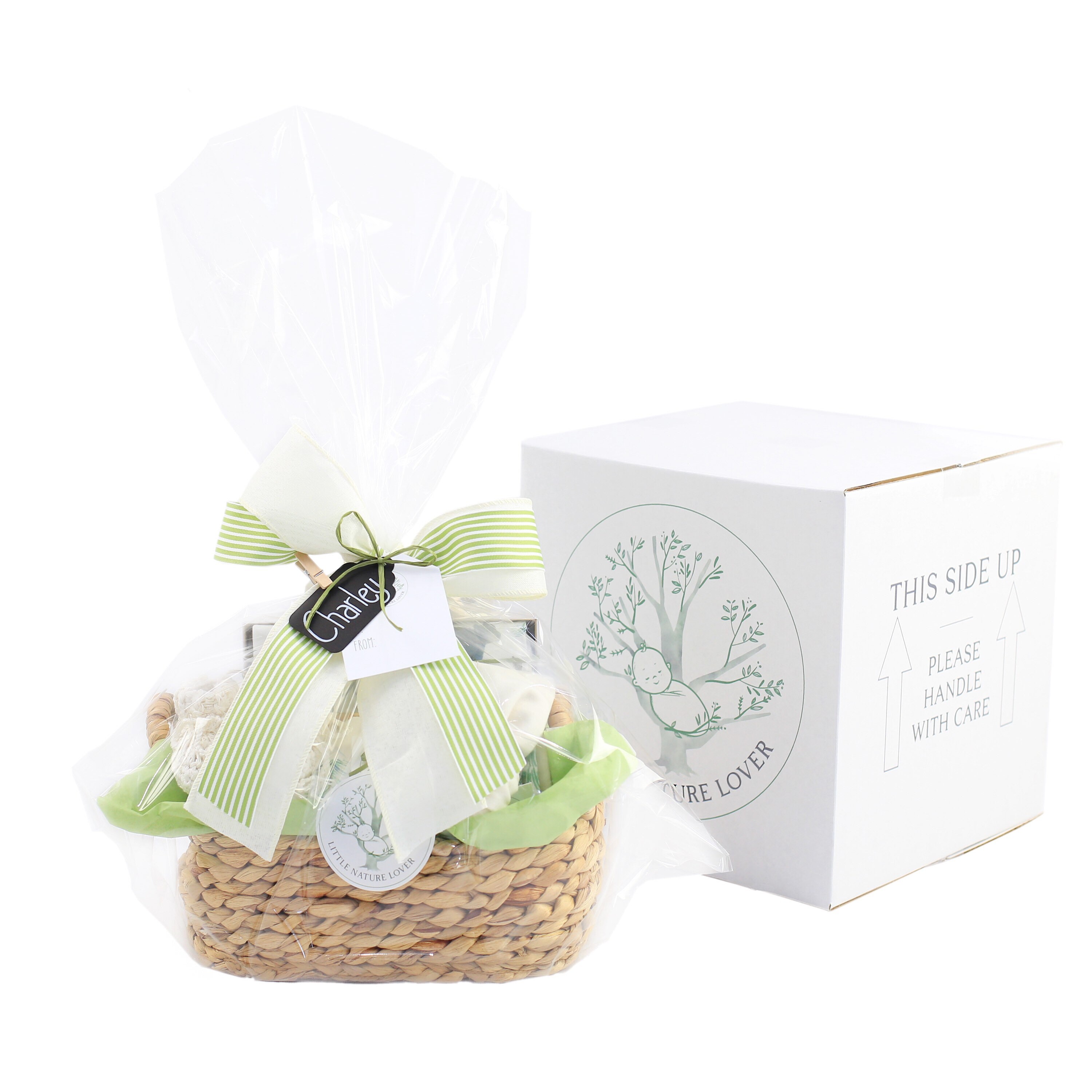 Gift Basket for Mom & Baby - Mommy & Me - Blue, Organic, & Eco-Friendly - for Both Mother and Newborn | Our Green House